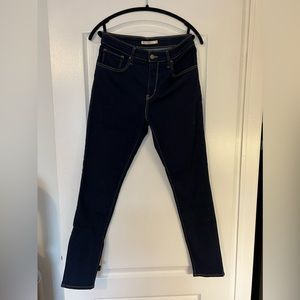 Brand New (without tags) Levi’s 721 High-Rise Skinny Jeans - Size 30, Dark Blue